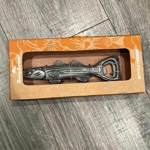 Fish shape bottle opener